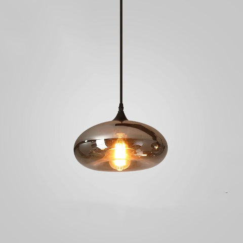 Smoked Glass Multi-Light Pendant for Dining Room and Kitchen Island