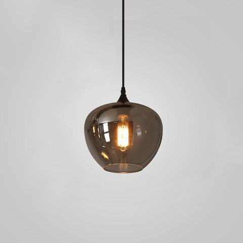 Smoked Glass Multi-Light Pendant for Dining Room and Kitchen Island