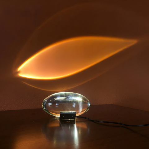 USB Crystal Prism Projection Light for Colorful Ambient Wall and Ceiling Effects