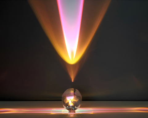 USB Crystal Prism Projection Light for Colorful Ambient Wall and Ceiling Effects