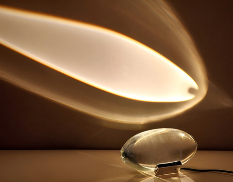 USB Crystal Prism Projection Light for Colorful Ambient Wall and Ceiling Effects