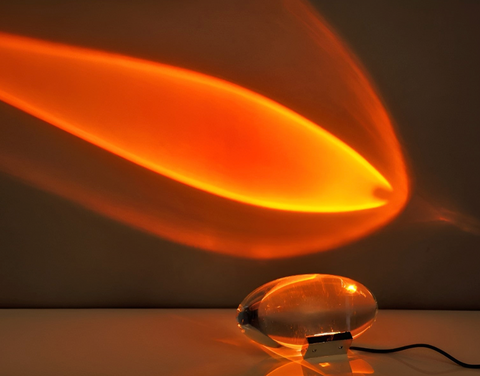 USB Crystal Prism Projection Light for Colorful Ambient Wall and Ceiling Effects
