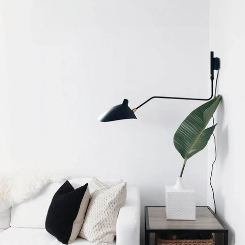 Adjustable Dual-Arm Wall Lamp for Reading, Work, and Accent Lighting