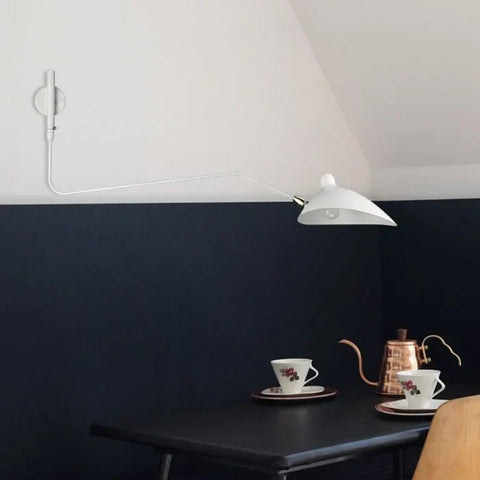 Adjustable Dual-Arm Wall Lamp for Reading, Work, and Accent Lighting