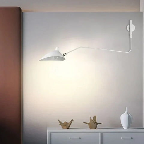 Adjustable Dual-Arm Wall Lamp for Reading, Work, and Accent Lighting