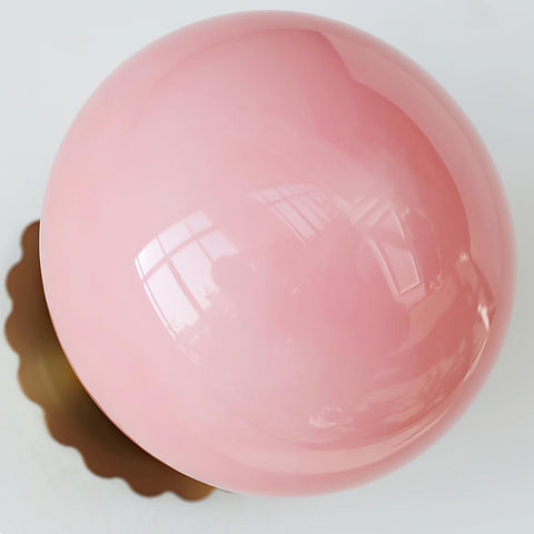 Glass Globe Wall Sconce for Bedrooms, Living Rooms, and Home Hallways