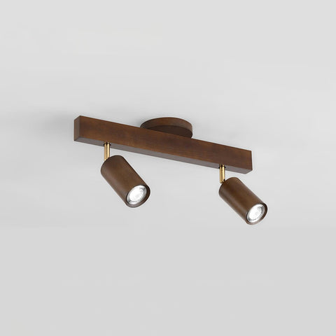 Adjustable Wood Ceiling Spotlight for Kitchen and Hallway Lighting