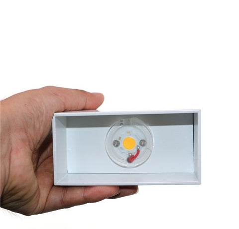 LED Cube Wall Light with Aluminum Body and Up and Down Illumination