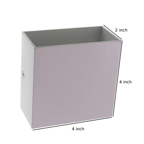 LED Cube Wall Light with Aluminum Body and Up and Down Illumination