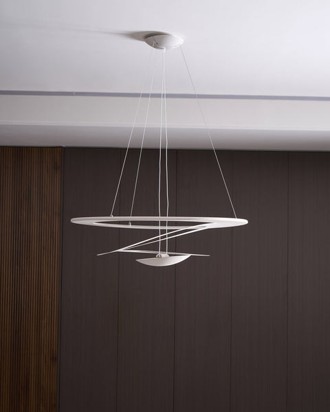 Spiral LED Pendant Light for Dining Room and Living Room Lighting