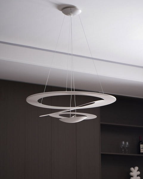 Spiral LED Pendant Light for Dining Room and Living Room Lighting