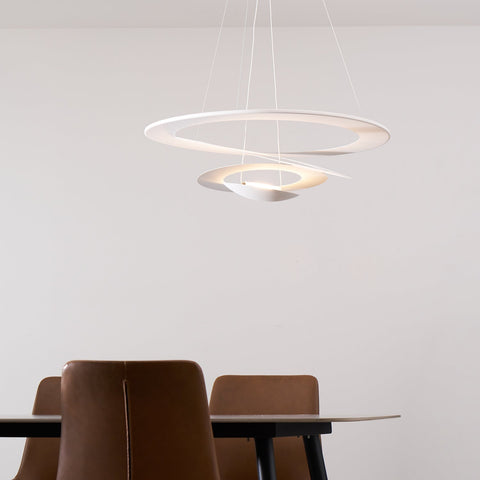Spiral LED Pendant Light for Dining Room and Living Room Lighting