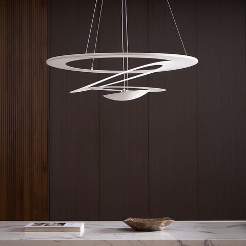 Spiral LED Pendant Light for Dining Room and Living Room Lighting