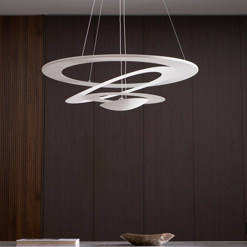 Spiral LED Pendant Light for Dining Room and Living Room Lighting