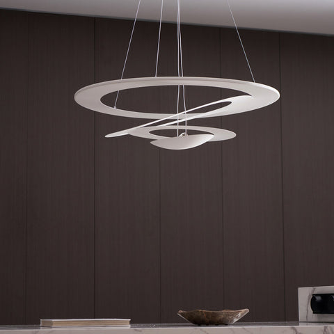 Spiral LED Pendant Light for Dining Room and Living Room Lighting