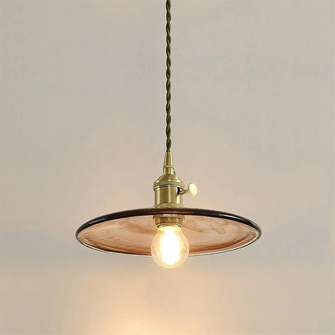 Mid-Century Glass Pendant Light