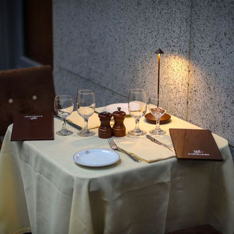 Rechargeable Cordless LED Table Lamp with Touch Dimming for Indoor and Outdoor Use