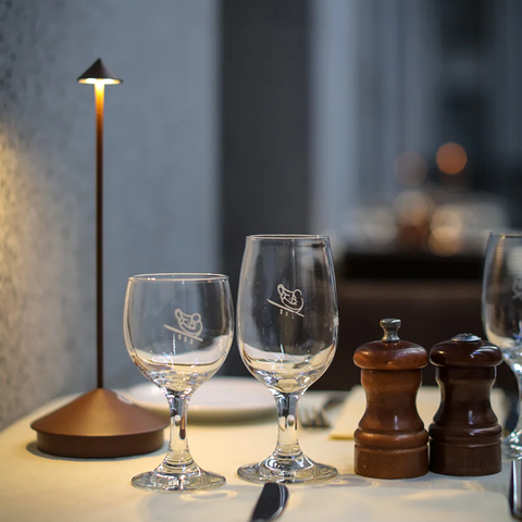 Rechargeable Cordless LED Table Lamp with Touch Dimming for Indoor and Outdoor Use