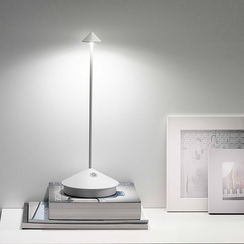 Rechargeable Cordless LED Table Lamp with Touch Dimming for Indoor and Outdoor Use