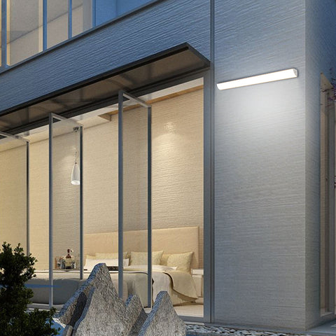 Modern Outdoor LED Wall Light with Weather-Resistant Aluminum Design