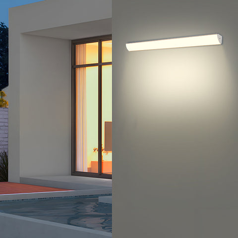 Modern Outdoor LED Wall Light with Weather-Resistant Aluminum Design