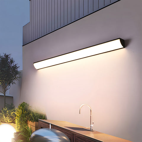 Modern Outdoor LED Wall Light with Weather-Resistant Aluminum Design