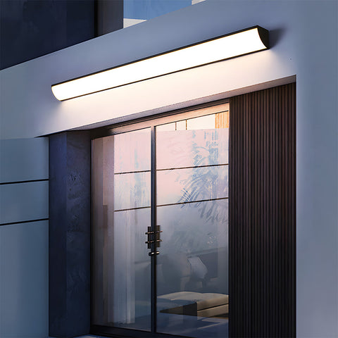 Modern Outdoor LED Wall Light with Weather-Resistant Aluminum Design