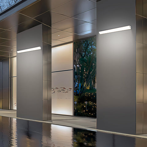 Modern Outdoor LED Wall Light with Weather-Resistant Aluminum Design
