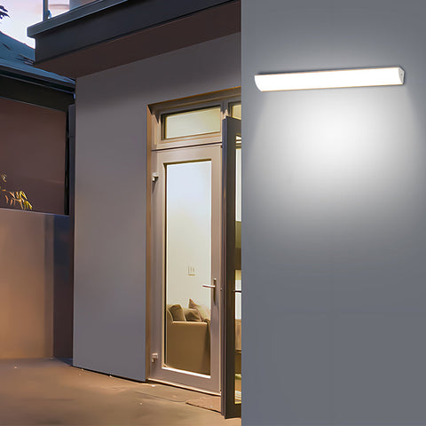 Modern Outdoor LED Wall Light with Weather-Resistant Aluminum Design