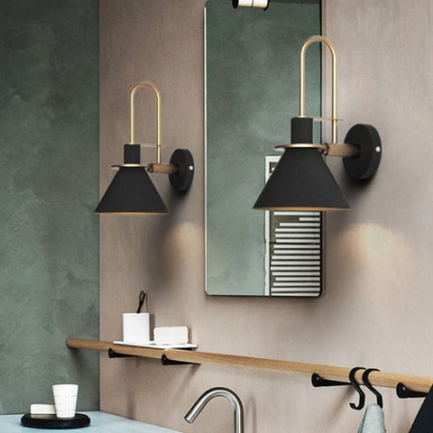 Nordic Metal Wall Sconce for Bedrooms, Kitchens, and Living Rooms