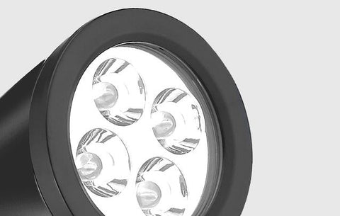 Adjustable Solar LED Garden Spotlight with Conical Head for Paths