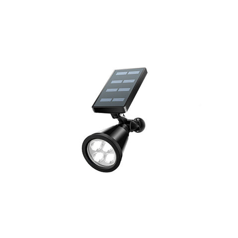 Adjustable Solar LED Garden Spotlight with Conical Head for Paths