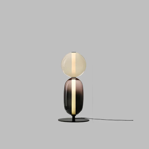 Table Lamp with Dimmable Stacked Glass