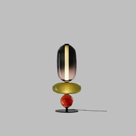 Table Lamp with Dimmable Stacked Glass