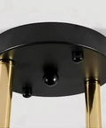 Two-Light Industrial Ceiling Fixture with Metal Arms — product view