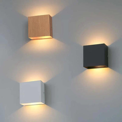 Cube LED Wall Sconce with Up-and-Down Light — product view