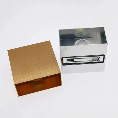 Cube LED Wall Sconce with Up-and-Down Light — product view