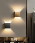Cube LED Wall Sconce with Up-and-Down Light — product view