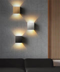 Cube LED Wall Sconce with Up-and-Down Light — product view