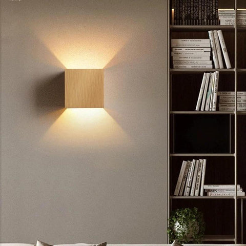Cube LED Wall Sconce with Up-and-Down Light — product view