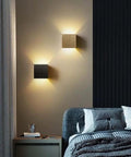 Cube LED Wall Sconce with Up-and-Down Light — product view