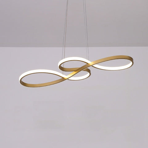 Triple-Loop LED Pendant Light for Dining and Living Room Lighting