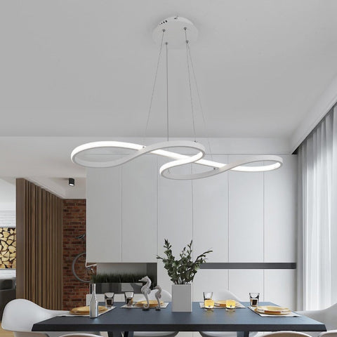 Triple-Loop LED Pendant Light for Dining and Living Room Lighting