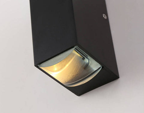 Rectangular LED Outdoor Wall Sconce with Beam Pattern Options