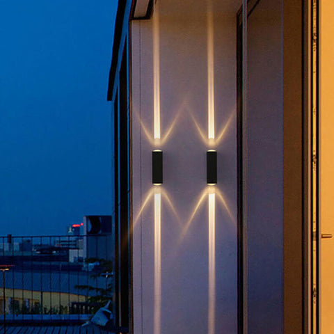 Rectangular LED Outdoor Wall Sconce with Beam Pattern Options