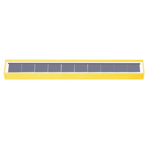 Solar and USB LED Wall Light with Slim Strip Profile for Outdoors