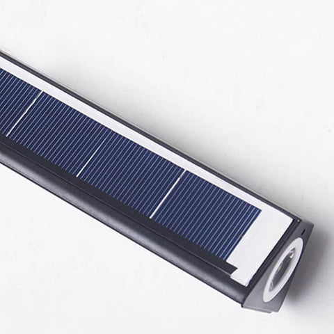 Solar and USB LED Wall Light with Slim Strip Profile for Outdoors