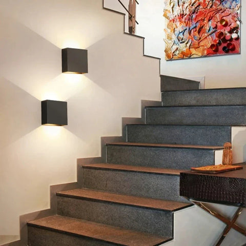 Cube LED Wall Sconce with Up-and-Down Light — product view
