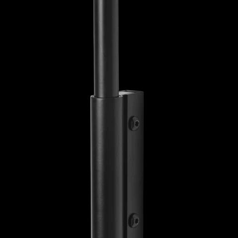 Iron Arum Wall Sconce with Curved Shade
