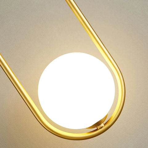 Modern Globe Glass Wall Light